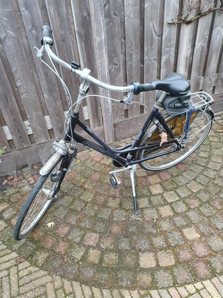Gazelle Davos Damesfiets, Fietsen en Brommers, Fietsen | Dames | Damesfietsen, Gebruikt, Gazelle, Versnellingen, 53 tot 56 cm