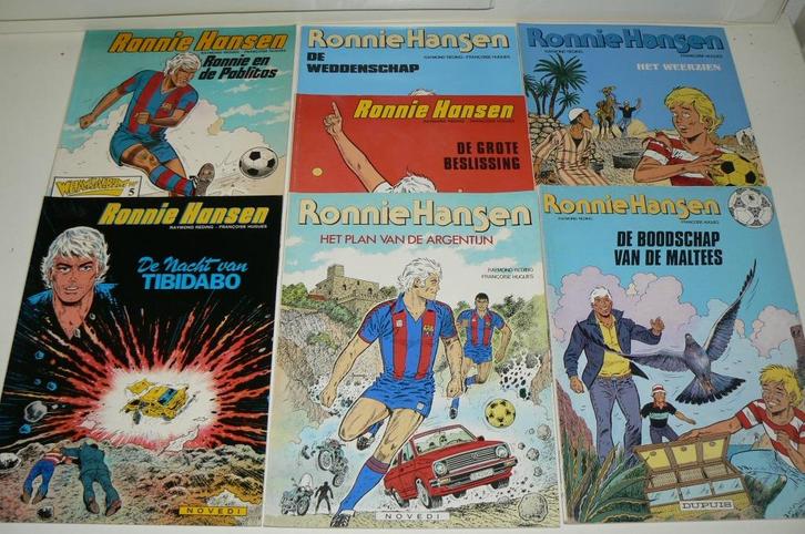 Verzameling van 6 Ronnie Hansen albums. Ook losse verkoop, Boeken, Stripboeken, Meerdere stripboeken, Ophalen of Verzenden