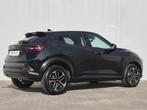 Nissan Juke 1.0 DIG-T DCT Automaat N-Connecta / Cold pack /, Auto's, Nissan, Stof, Euro 6, Zwart, Bedrijf