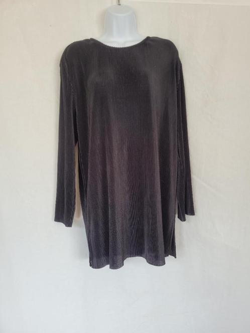 Grappig zwart plissee mt M merk Caprice, Kleding | Dames, T-shirts, Zo goed als nieuw, Maat 38/40 (M), Zwart, Lange mouw, Ophalen of Verzenden