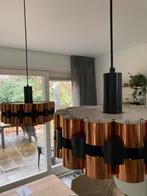 Werner Schou koper vintage design 2 exemplaren hanglampen, Ophalen of Verzenden, Gebruikt, Metaal, Minder dan 50 cm