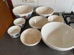Boerenbont verzameling - borden, kommen, schalen, Gebruikt, Ophalen of Verzenden, Bord(en), Aardewerk