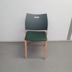 Set van 9 stuks Gispen Casala stoelen met groene stof, Huis en Inrichting, Stoelen, Ophalen, Kunststof, Gebruikt, Overige kleuren
