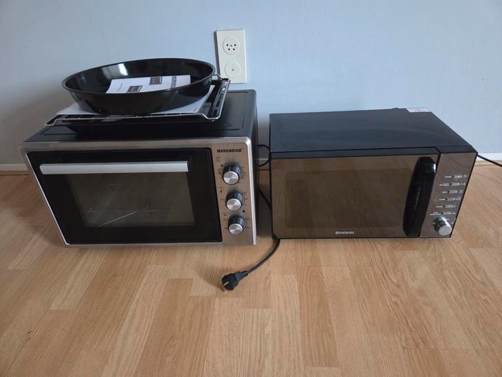 Vrijstaande oven 40L + magnetron 25L, Witgoed en Apparatuur, Ovens, Zo goed als nieuw, Vrijstaand, Oven, Minder dan 45 cm, Ophalen