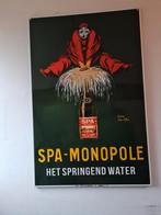 Emaille bord spa, Antiek en Kunst, Ophalen of Verzenden