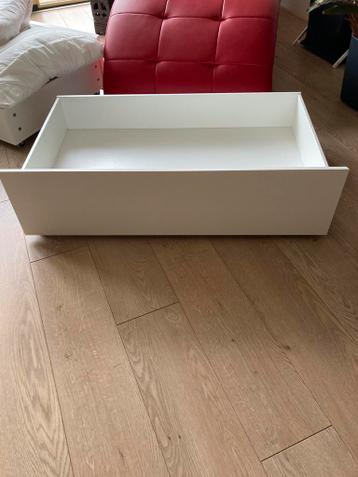 2 Bedlades Malm wit - afbeelding 2