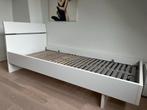 Mooi wit eenpersoons bed, 200cm x 90cm, Ophalen, 90 cm, Eenpersoons, Wit