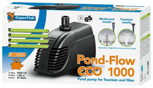 Vijver Fonteinpomp energiezuinig - 2 verschillende sproeiers, Tuin en Terras, Vijver-toebehoren, Nieuw, Vijverpomp, Ophalen of Verzenden