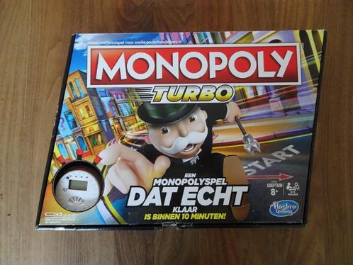 Monopoly Turbo, Hobby en Vrije tijd, Gezelschapsspellen | Bordspellen, Gebruikt, Een of twee spelers, Drie of vier spelers, Ophalen of Verzenden