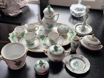Herend apponyi grűn servies, puntgaaf! beschikbaar voor biedingen