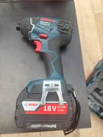 Bosch blauw GDR 18V-Li slag schroefmachine draadloze accu’s, Doe-het-zelf en Verbouw, Gereedschap | Boormachines, Variabele snelheid