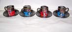 4x prachtige Disney/Mickey Mouse Espresso/Capucinno kopjes., Ophalen of Verzenden, Mickey Mouse, Nieuw, Servies