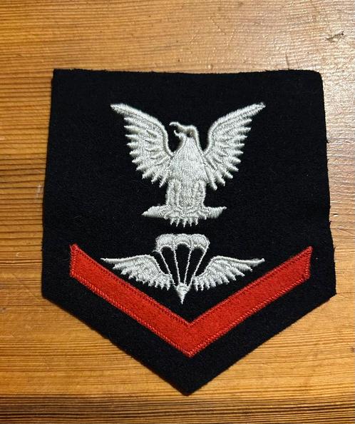 Parawings US Navy WOII Parachute Rigger Wings Parawing Blue, Verzamelen, Militaria | Tweede Wereldoorlog, Marine, Lintje, Medaille of Wings