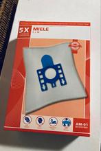 5 Miele F, J, M microvezelAM-01 stofzuigerzakken+Microfilter, Ophalen of Verzenden, Nieuw