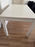 Eettafel wit, Ophalen, Kunststof, Gebruikt, 100 tot 150 cm