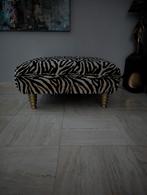 Grote zebra poef 90x90 cm, Ophalen, Gebruikt, Vierkant, 75 tot 100 cm