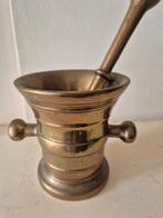 Antieke Bronzen Vijzel met Stamper, Ophalen, Brons