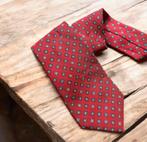 Aquascutum Preppy Stropdas 100% Zijde Made England Burberry, Ophalen of Verzenden, Zo goed als nieuw, Blauw