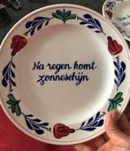 Borden/Boerenbont borden, Huis en Inrichting, Keuken | Servies, Ophalen of Verzenden, Zo goed als nieuw, Bord(en), Overige stijlen