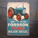 Fordson Major Power Diesel metalen wandplaat, Ophalen of Verzenden, Zo goed als nieuw