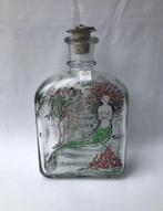 Holmegaard - Fles - Kleine zeemeermin - Denmark 1987, Antiek en Kunst, Ophalen of Verzenden