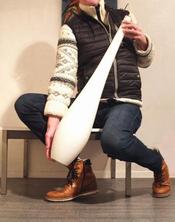 Jaren 50 XXL melkglazen hanglamp toegeschreven aan Philips beschikbaar voor biedingen
