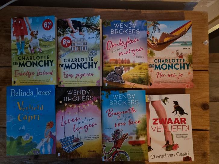 Charlotte de monchy, Wendy brokers, belinda jones chantal, Boeken, Chicklit, Zo goed als nieuw, Ophalen of Verzenden