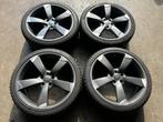 5x112 20 inch Audi A6 C7, A7 S7 Q3 Velgen + Banden 255/35/20, Ophalen, Gebruikt, 255 mm, Banden en Velgen