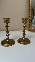 2 Messing kandelaars, Ophalen of Verzenden, Koper of Brons