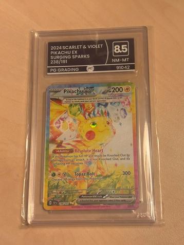Pikachu ex (238/191) Surging Sparks (GRADED) beschikbaar voor biedingen