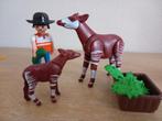 Playmobil okapi met jong en verzorging, Ophalen of Verzenden