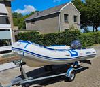 Lodestar Rubberboot 380 met 8PK YAMAHA en trailer, Watersport en Boten, Rubberboten, Ophalen, Airdeck, Gebruikt, Yamaha