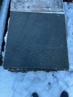 Tegel Antra Fossiel Premium 60x60 zwart, Ophalen, Gebruikt, Terrastegels, Natuursteen