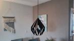 Metalen moderne lamp  hoogte 45 cm, breedte 35cm., Huis en Inrichting, Lampen | Hanglampen, Ophalen, Zo goed als nieuw, Minder dan 50 cm