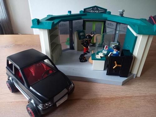 Playmobil Bankoverval met vluchtauto, Kinderen en Baby's, Speelgoed | Playmobil, Gebruikt, Ophalen of Verzenden