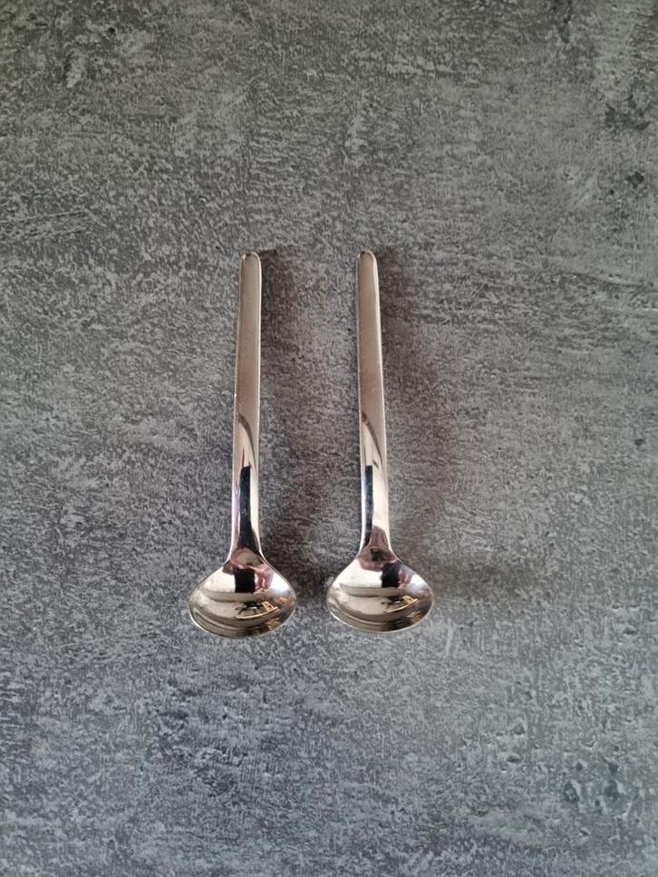 2 Gero Zilduro Amoretti zoutlepeltjes (7cm) - Nieuwstaat, Antiek en Kunst, Antiek | Bestek, Ophalen of Verzenden