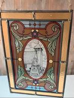 Onze Lieve Heer in glas in lood .. erg mooi, Antiek en Kunst, Antiek | Religie, Ophalen of Verzenden