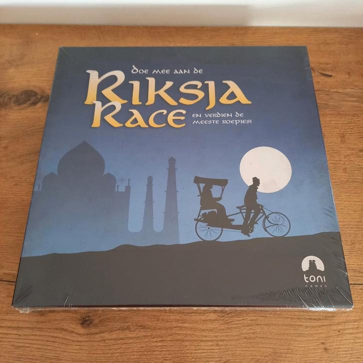 Riksja Race Bordspel - Leuk familiespel!, Hobby en Vrije tijd, Gezelschapsspellen | Bordspellen, Nieuw, Drie of vier spelers, Ophalen of Verzenden