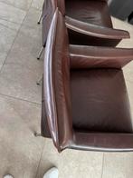 Fauteuil leer Designonstock type Limec, Huis en Inrichting, Fauteuils, Ophalen, Minder dan 75 cm, Leer, Design fauteuils