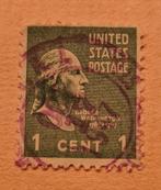 Postzegel oud amerika george washington verzonden 17okt1947, Postzegels en Munten, Postzegels | Amerika, Ophalen of Verzenden