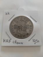 Verenigd Koninkrijk Half Crown 1950, Postzegels en Munten, Munten | Europa | Niet-Euromunten, Verzenden, Overige landen, Losse munt