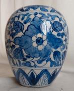 Chinese gemberpot - Blauw/wit - Handbeschilderd, Antiek en Kunst, Antiek | Porselein, Ophalen of Verzenden