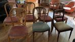 7 antieke eetkamerstoelen, Antiek en Kunst, Antiek | Meubels | Stoelen en Banken, Ophalen