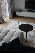 IKEA Tord Björklund salontafel 1986 wieltjes, Ophalen, Gebruikt, Rond, Metaal of Aluminium