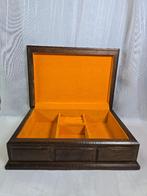 Vintage sieradenkist hout, Ophalen of Verzenden