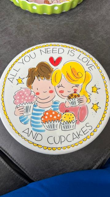 Kleine Blond Amsterdam Taartschaal beschikbaar voor biedingen