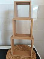 Set van 3 Wandkubussen, Huis en Inrichting, Woonaccessoires | Wandplanken en Boekenplanken, Ophalen of Verzenden, Zo goed als nieuw