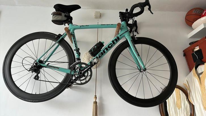 Bianchi Sempre Pro - Campagnolo Veloce 10s 57, Fietsen en Brommers, Fietsen | Racefietsen, Gebruikt, Heren, Overige merken, 15 tot 20 versnellingen