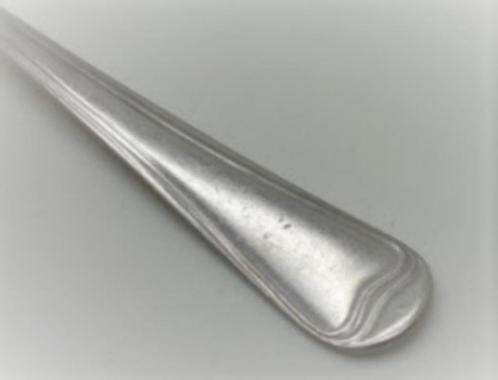 1 Thee Lepeltje Gero Zilmeta Golfje model 527 * 11 cm, Huis en Inrichting, Keuken | Bestek, Gebruikt, Rvs of Chroom, Verzenden