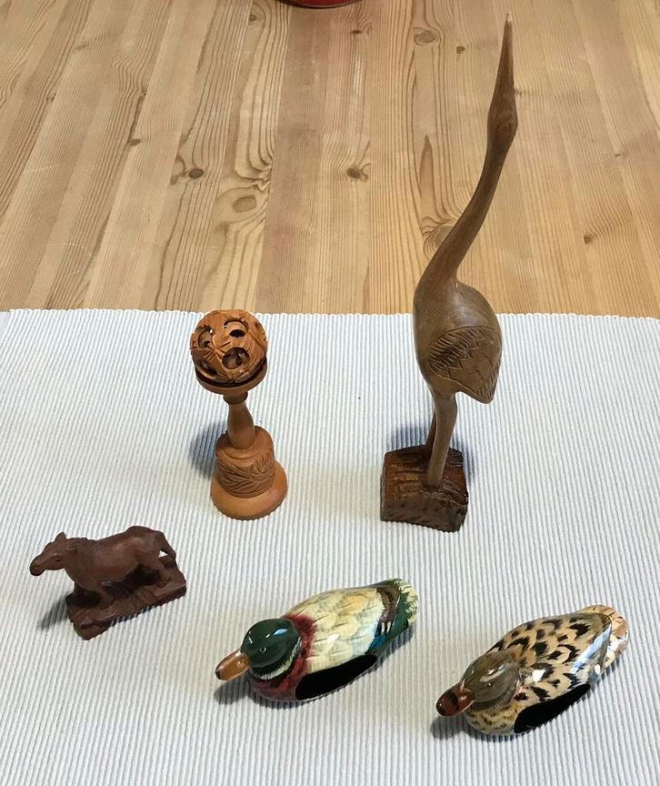 Houten Chinese/Aziatische kunstvoorwerpen, Verzamelen, Beelden en Beeldjes, Ophalen of Verzenden